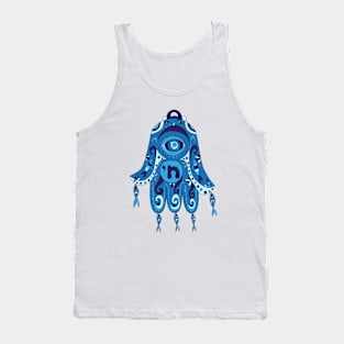 Hamsa_blue Tank Top